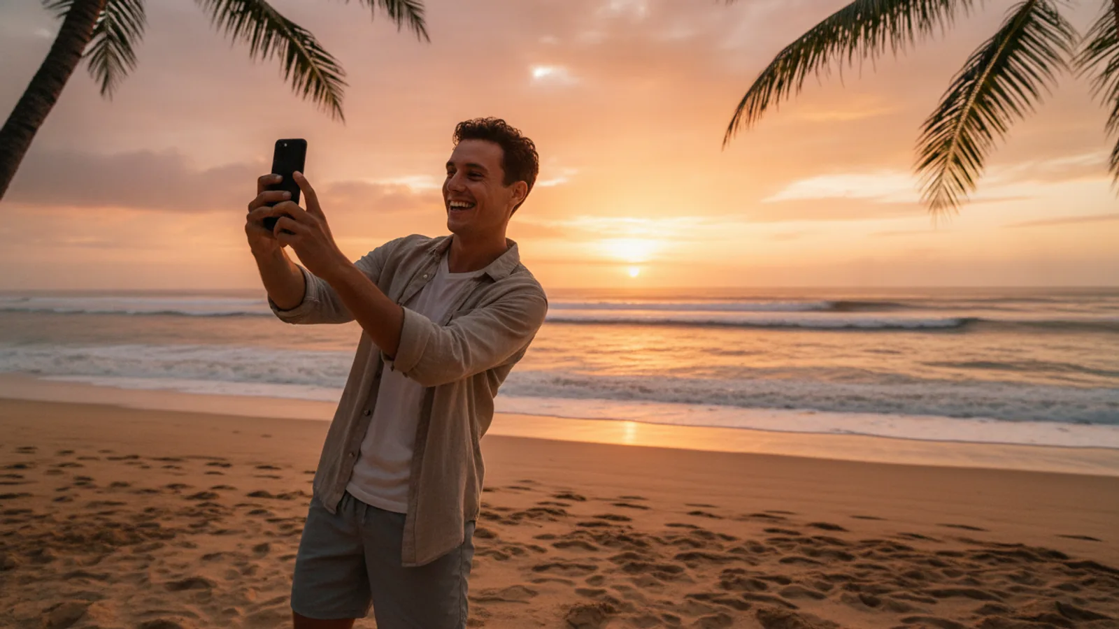 Traveller staying connected in Bali with an eSIM Besty travel eSIM